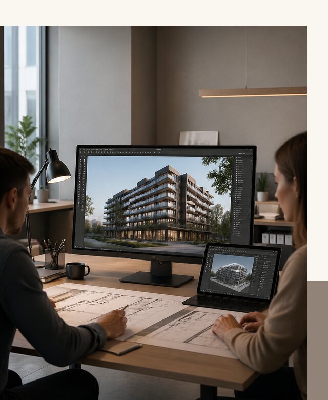 3D визуализация архитектуры и объектов строительства в Мончегорске