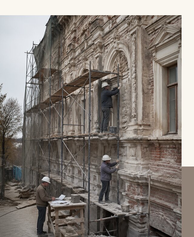 Реставрация объектов культурного наследия под ключ в Мончегорске
