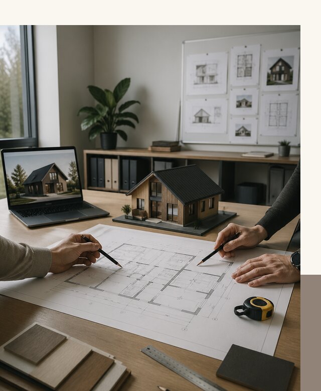 Проектирование домов 6 на 8 под ключ для строительства в Мончегорске